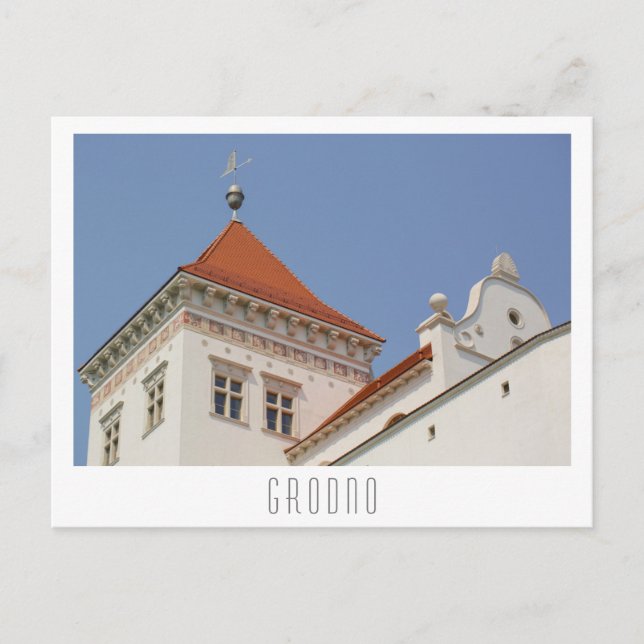 Burg Grodno Belarus Postkarte (Vorderseite)