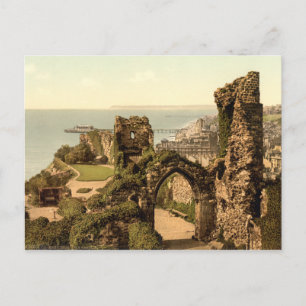 Burg Hastings, Hastings, Sussex, England Postkarte