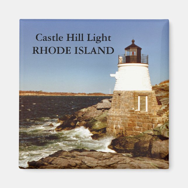 Burg Hill Light, Rhode Island Magnet (Vorne)