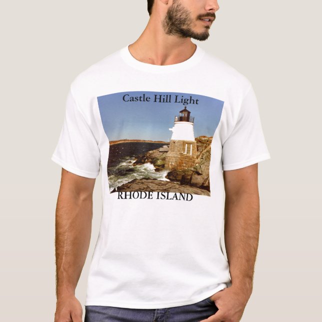 Burg Hill Light, Rhode Island Shirt (Vorderseite)
