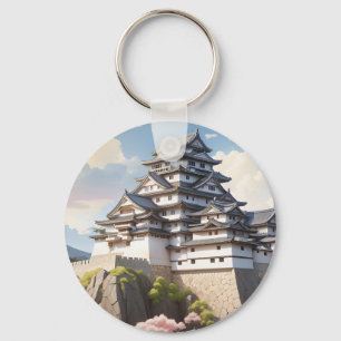 Burg Himeji Majestic Festung Japanische Geschichte Schlüsselanhänger