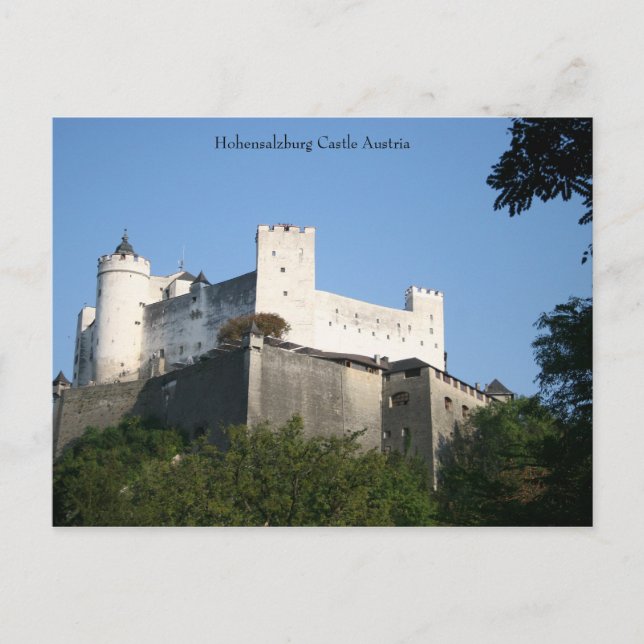 Burg Hohensalzburg, Österreich Postkarte (Vorderseite)