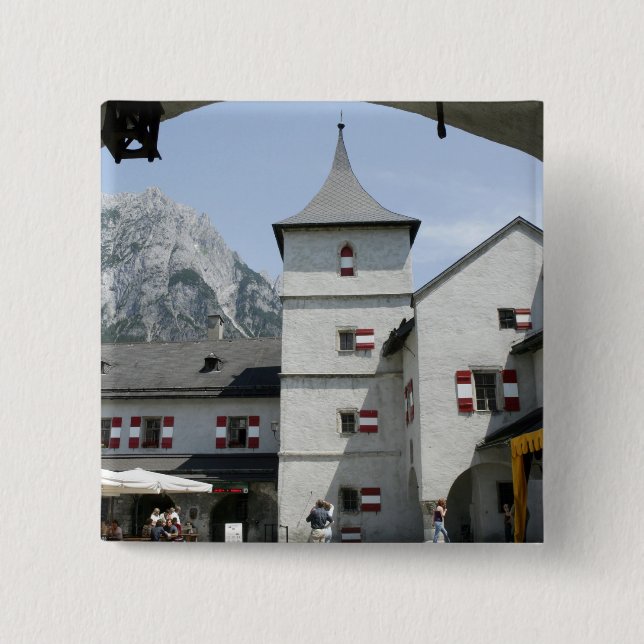 Burg Hohenwerfen Button (Vorderseite)