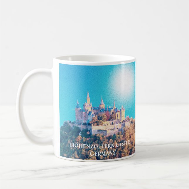 Burg Hohenzollern Deutschland Malerei Kaffeetasse (Links)