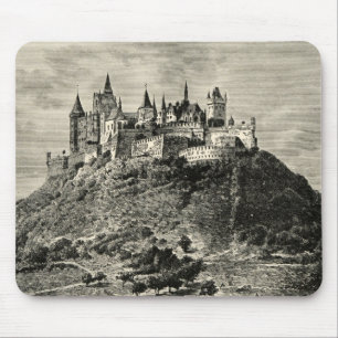 Burg Hohenzollern in Stuttgart, Deutschland Mousepad