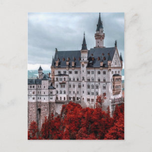 Burg im Herbst Postkarte