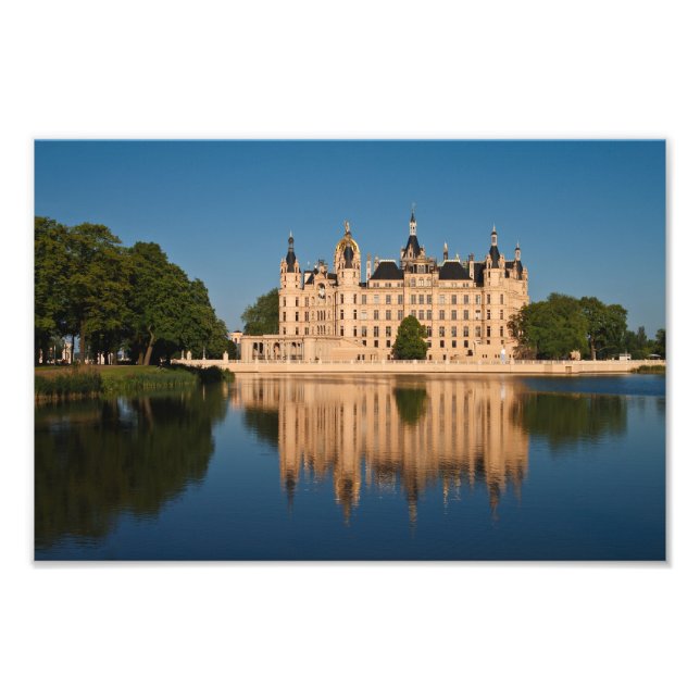 Burg in Schwerin Fotodruck (Vorne)