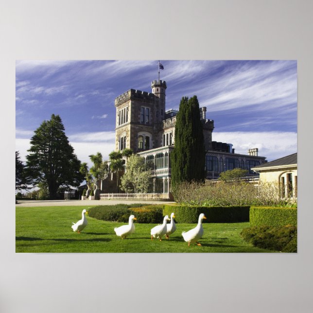 Burg Larnach, Halbinsel Otago, Dunedin, Poster (Vorne)