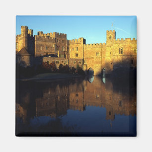 Burg Leeds, 12. Jahrhundert, Norman-Hochburg und Magnet