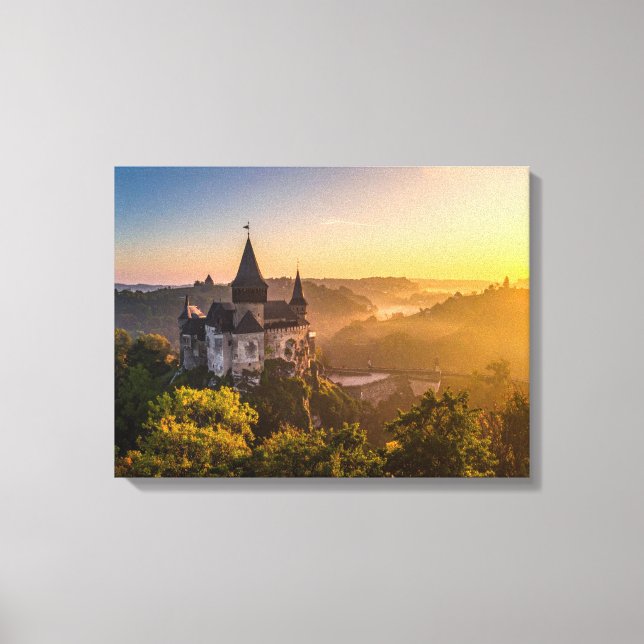 Burg Leinwanddruck (Vorderseite)