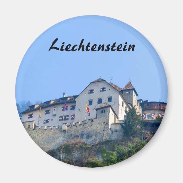 Burg Liechtenstein im Vaduz Magnet (Vorne)