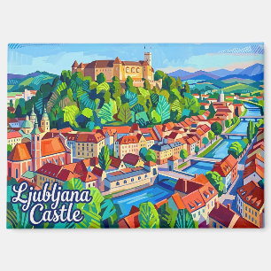 Burg Ljubljana Slowenien Magnet