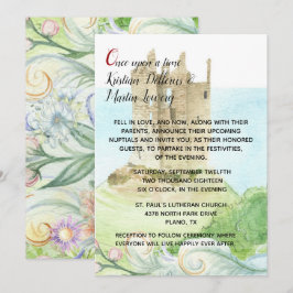 Burg Märchen Einladung zur Hochzeit