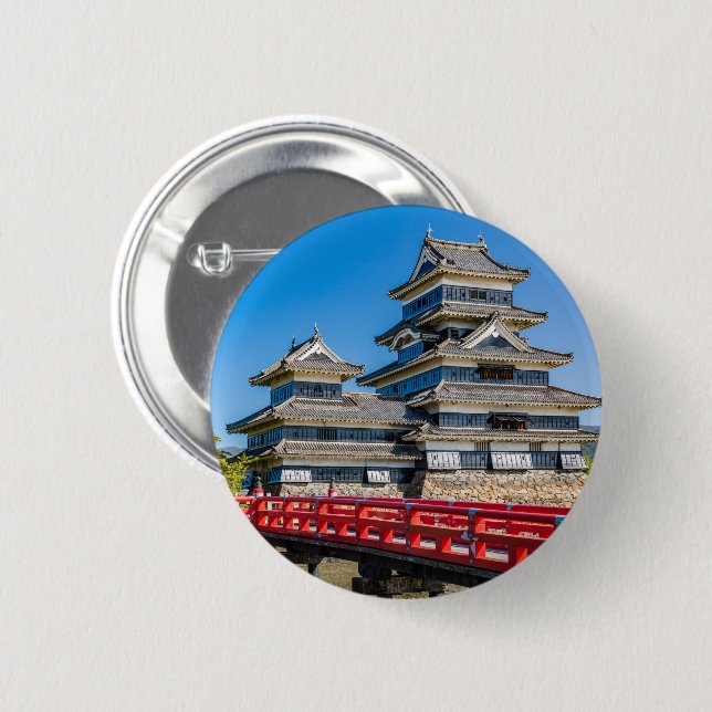 Burg Matsumoto und Brücke Button (Vorne & Hinten)