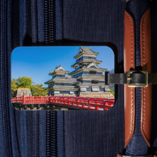 Burg Matsumoto und Brücke Gepäckanhänger