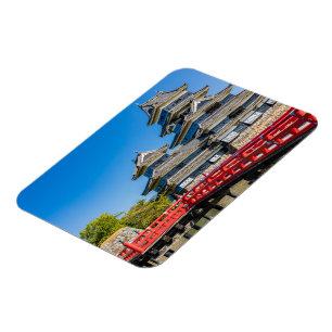 Burg Matsumoto und Brücke Magnet