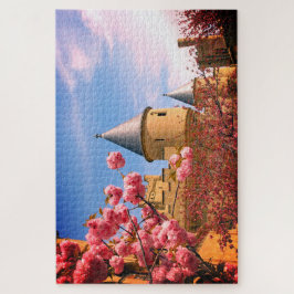 Burg mit Blume Puzzle