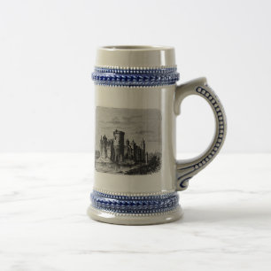 Burg Mittelalter Bierglas
