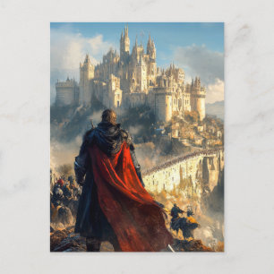 Burg Mittelalter Postkarte