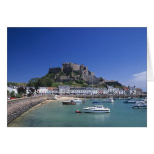 Burg Mount Orgueil und Hafen, Gorey, Jersey