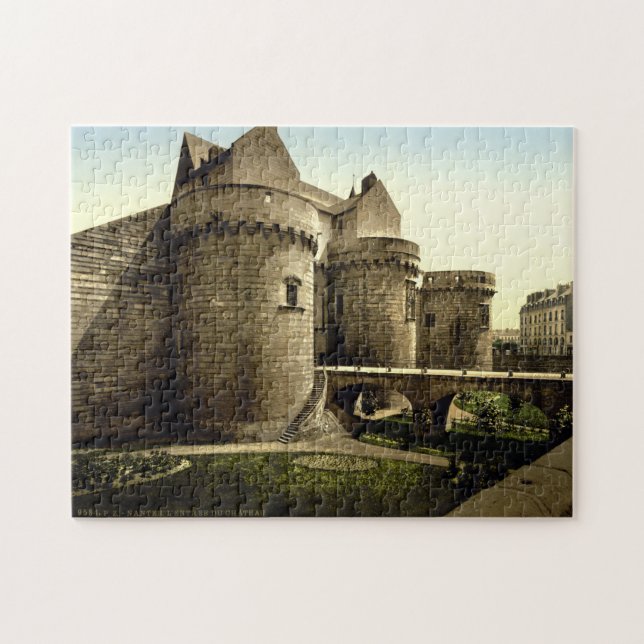 Burg Nantes Frankreich Puzzle (Horizontal)