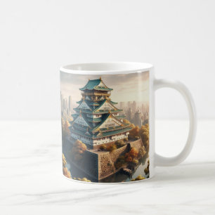 Burg Osaka Burg Japan Landschaft Kaffeetasse