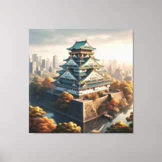 Burg Osaka Burg Japan Landschaft Leinwanddruck