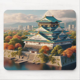 Burg Osaka Burg Japan Landschaft Mousepad