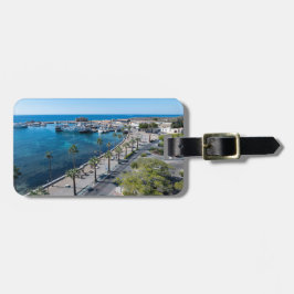 Burg Paphos und Blick auf den Hafen Gepäckanhänger