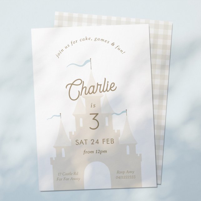 Burg Party Einladung Prinzessin Prince (Von Creator hochgeladen)