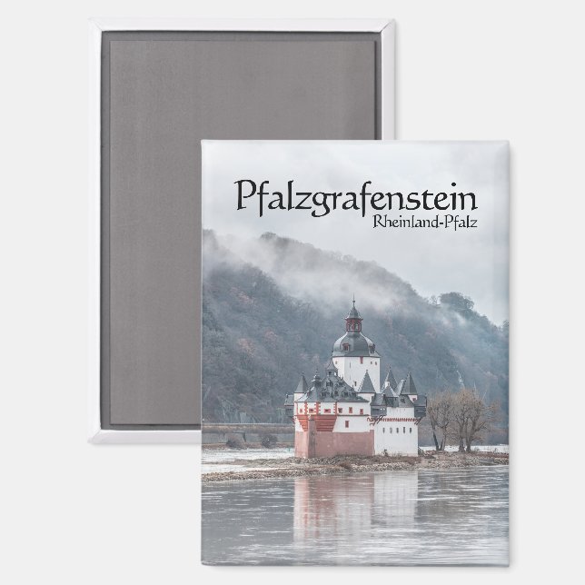 Burg Pfalzgrafenstein Magnet (Vorderseite/Rückseite)
