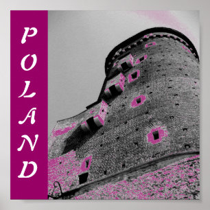 Burg Polen Poster