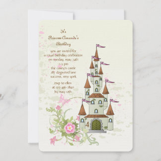 Burg Princess Einladung