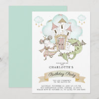 Burg Prinzessin Dragon Girl's Pink Geburtstag