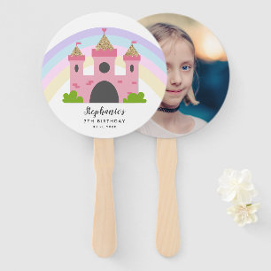 Burg Prinzessin Geburtstagsparty Foto Fächer