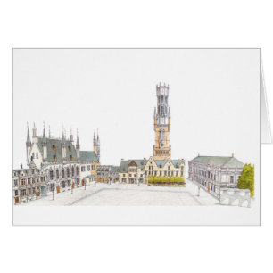 Burg-Quadrat. Brügge Belgien