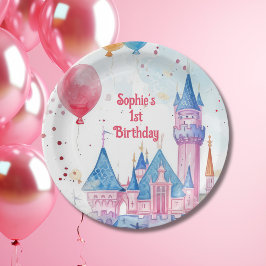 Burg Rosa Princess Pappteller