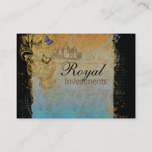 Burg Royal Scrolls Business Cards Visitenkarte