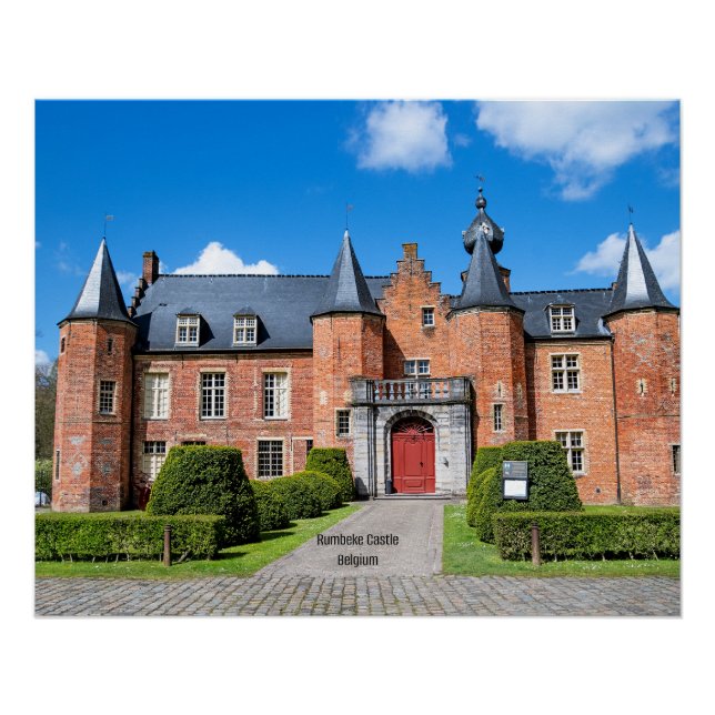 Burg Rumbeke, Belgien Poster (Vorderseite)