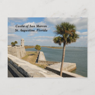 Burg San Marcos Feiertagspostkarte