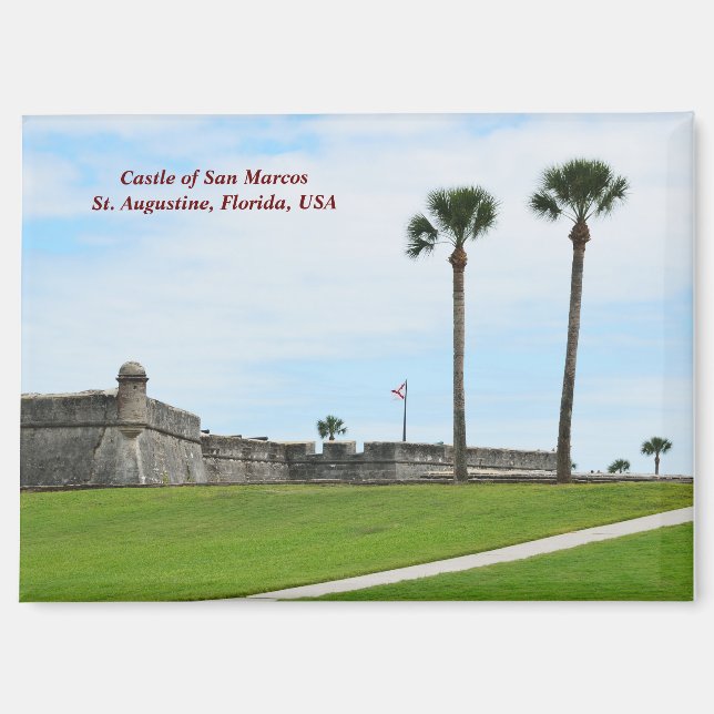 Burg San Marcos St. Augustine, Florida Magnet (Vorderseite)