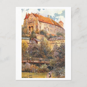 Burg (Schlossberg) in Nürnberg, Deutschland Postkarte