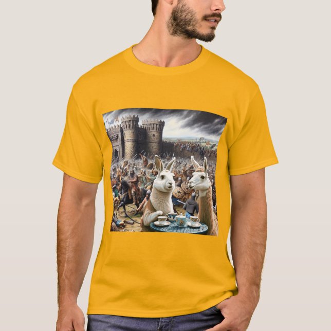 Burg Siege Tea Party T-Shirt (Vorderseite)