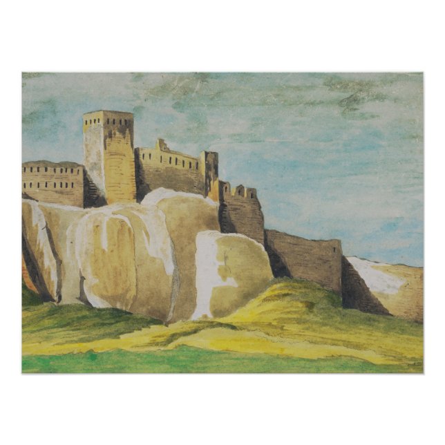 Burg Spis in der Ostslowakei Poster (Vorderseite)