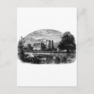 Burg Stokesay 1897 Postkarte