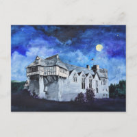 Burg Stokesay am Mondschein