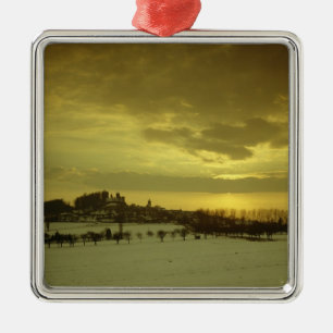 Burg Stolpen, errichtet in c.1100 Silbernes Ornament