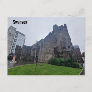 Burg Swansea / Castell Abertawe Postkarte