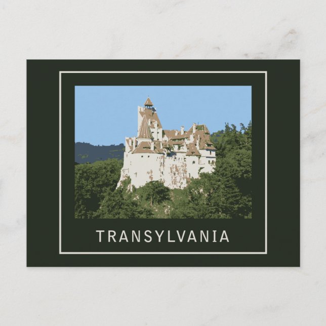 Burg Transylvania Bran Postkarte (Vorderseite)