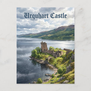 Burg Urquhart Vereinigtes Königreich Postkarte